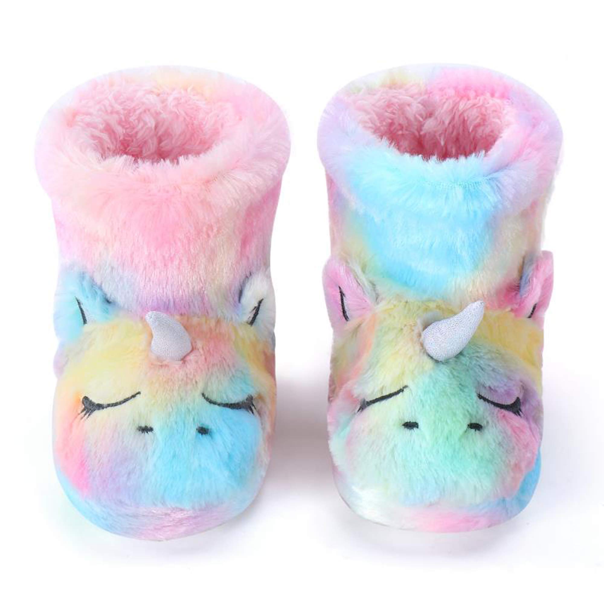 Dream Bridgegirls Booties Unicorn Kids Slippers Boots Rainbow With