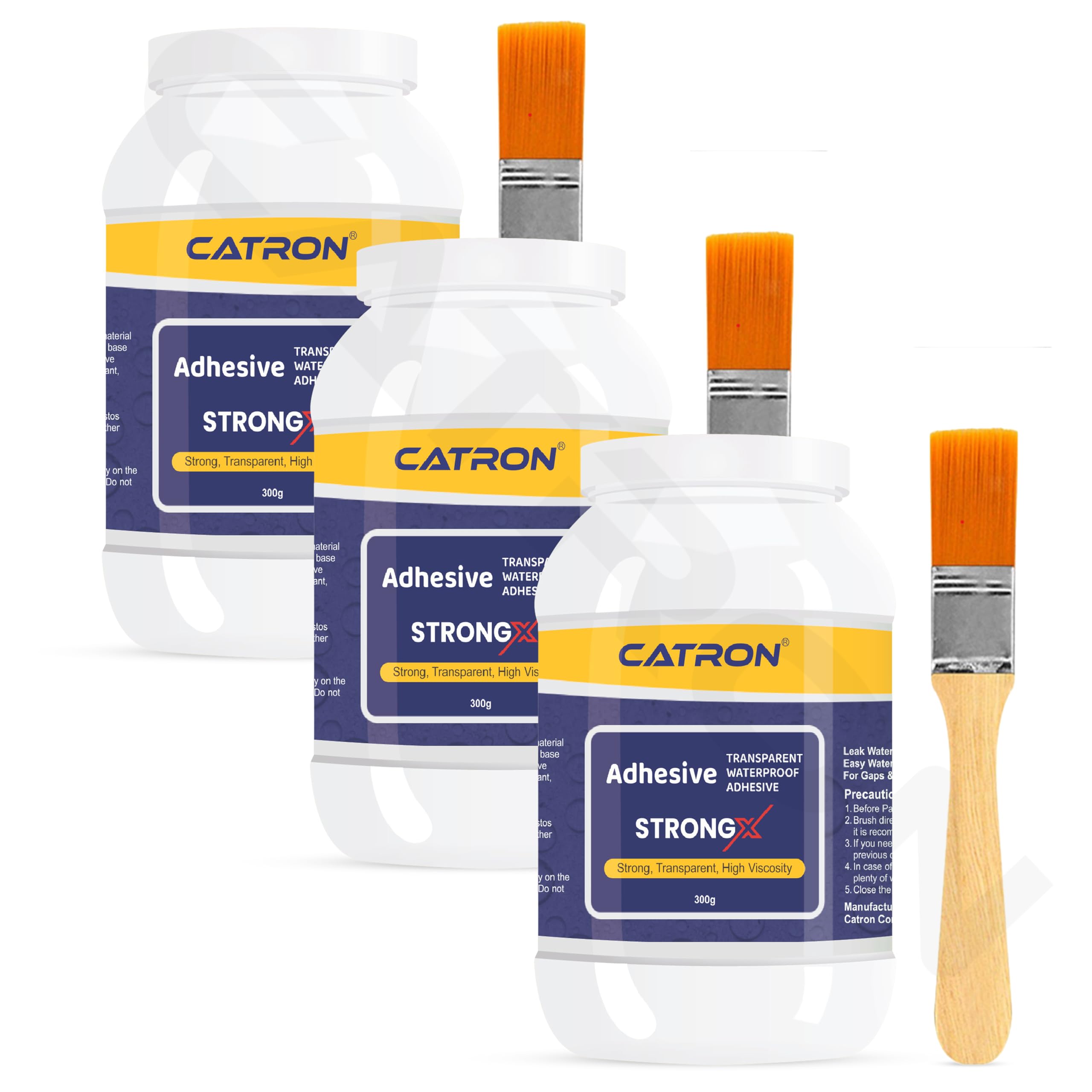 Catron 3 Crack Seal Glue with Brush | 900 Transparent Waterproof Epoxy Resis StrongX for Roof water Leakage, Glass Waterproofing, Pipes, Walls Cracks, Tiles (B0D945KMD1) Amazon Price History, Amazon Price Tracker