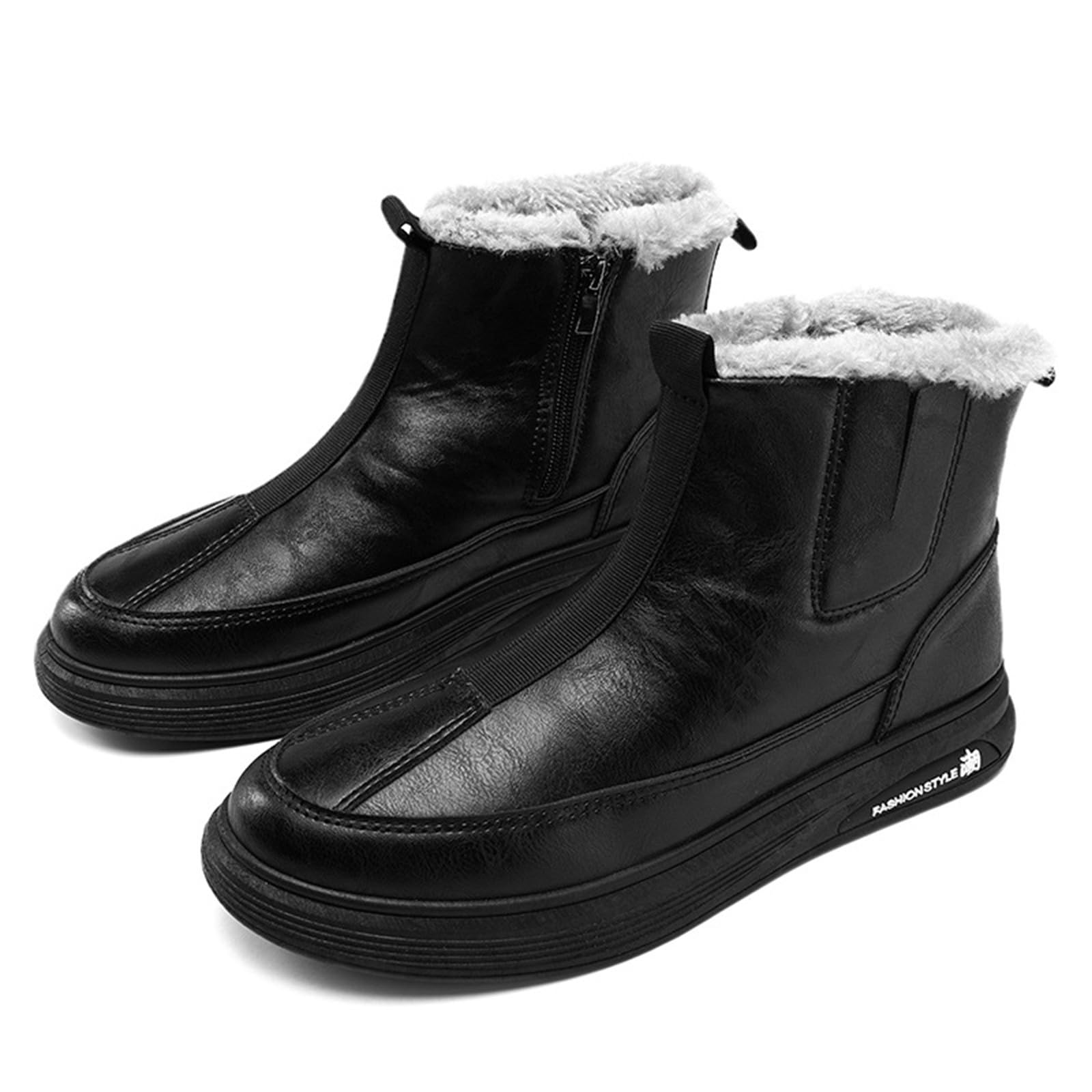 Chaussures d'hiver pour homme sans lacets - Raquettes de neige pour homme