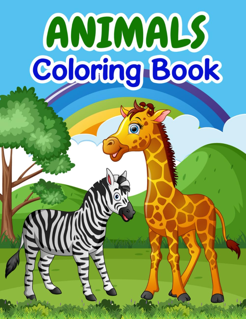 Animals Coloring Book (Vivid Palette Series)