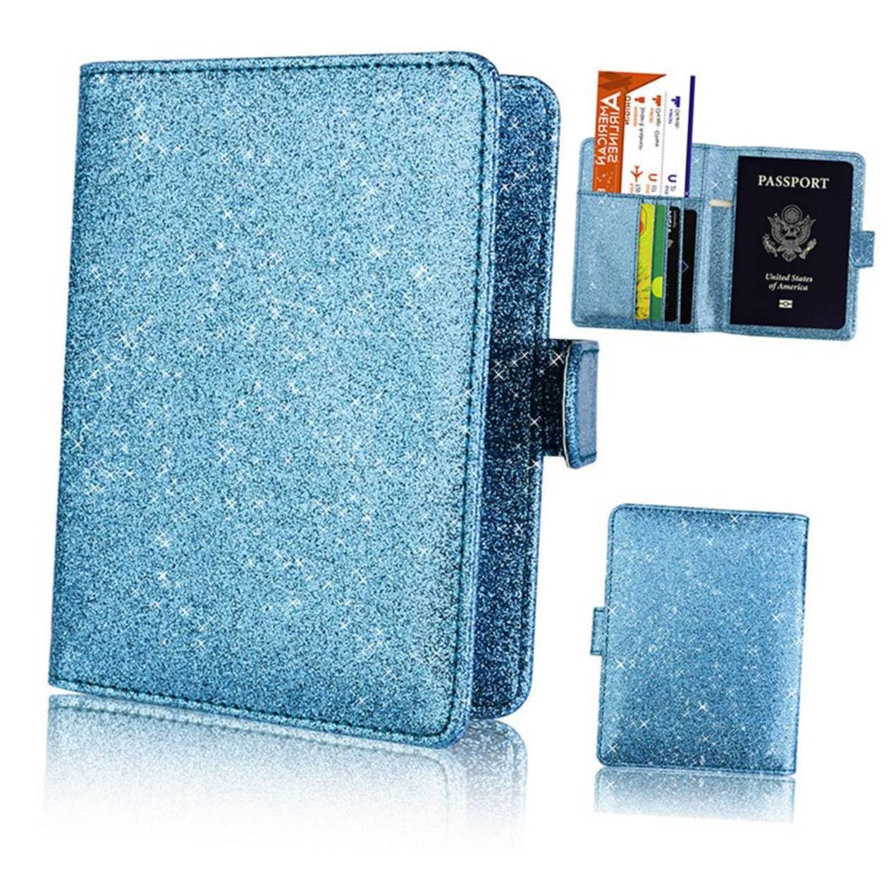 VALICLUD 3 Pz titolare portafogli coprire la custodia del passaporto custodia per passaporto in pelle porta passaporto in pelle caso di passaggio Biglietti aerei stati Uniti