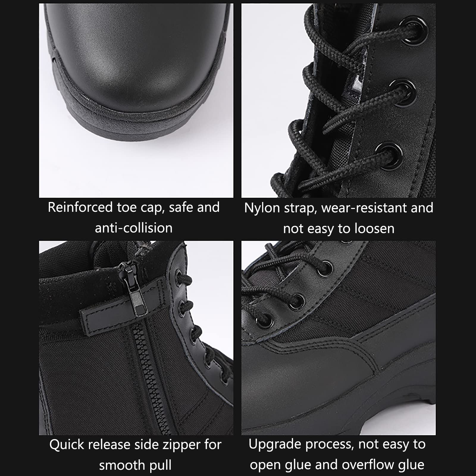 Taktyczne buty bojowe, Męskie buty taktyczne wielokolorowe 37-46 EU(Sand,38 EU)