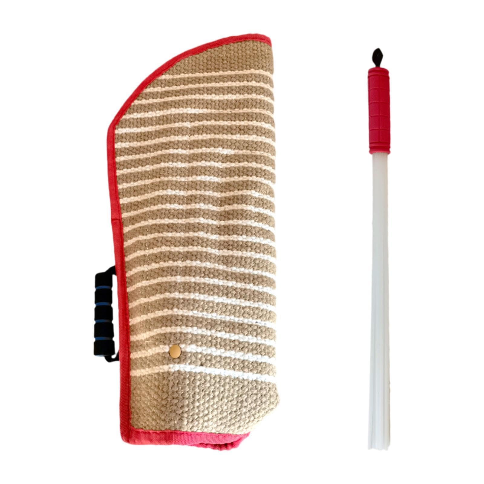 2 Piezas de Funda para Mordedura de Perro, Palo de Entrenamiento, Almohada de Entrenamiento, Juguete de Tracción con Doble Costura, Adecuado para