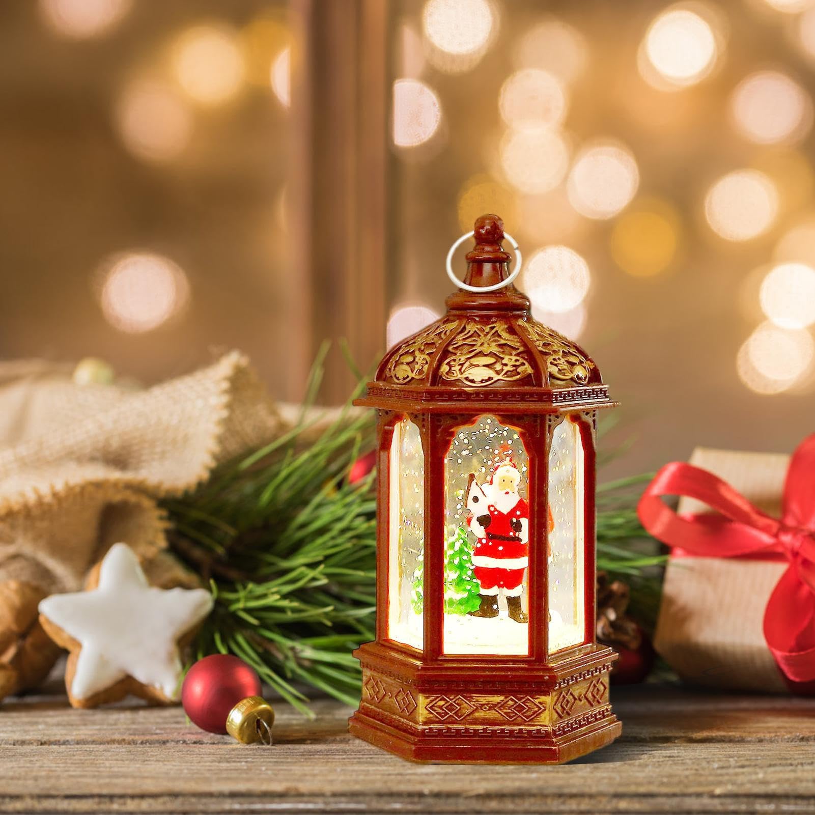 Amazon.co.jp : ヴィンテージサンタランタン, クリスマスウォーター