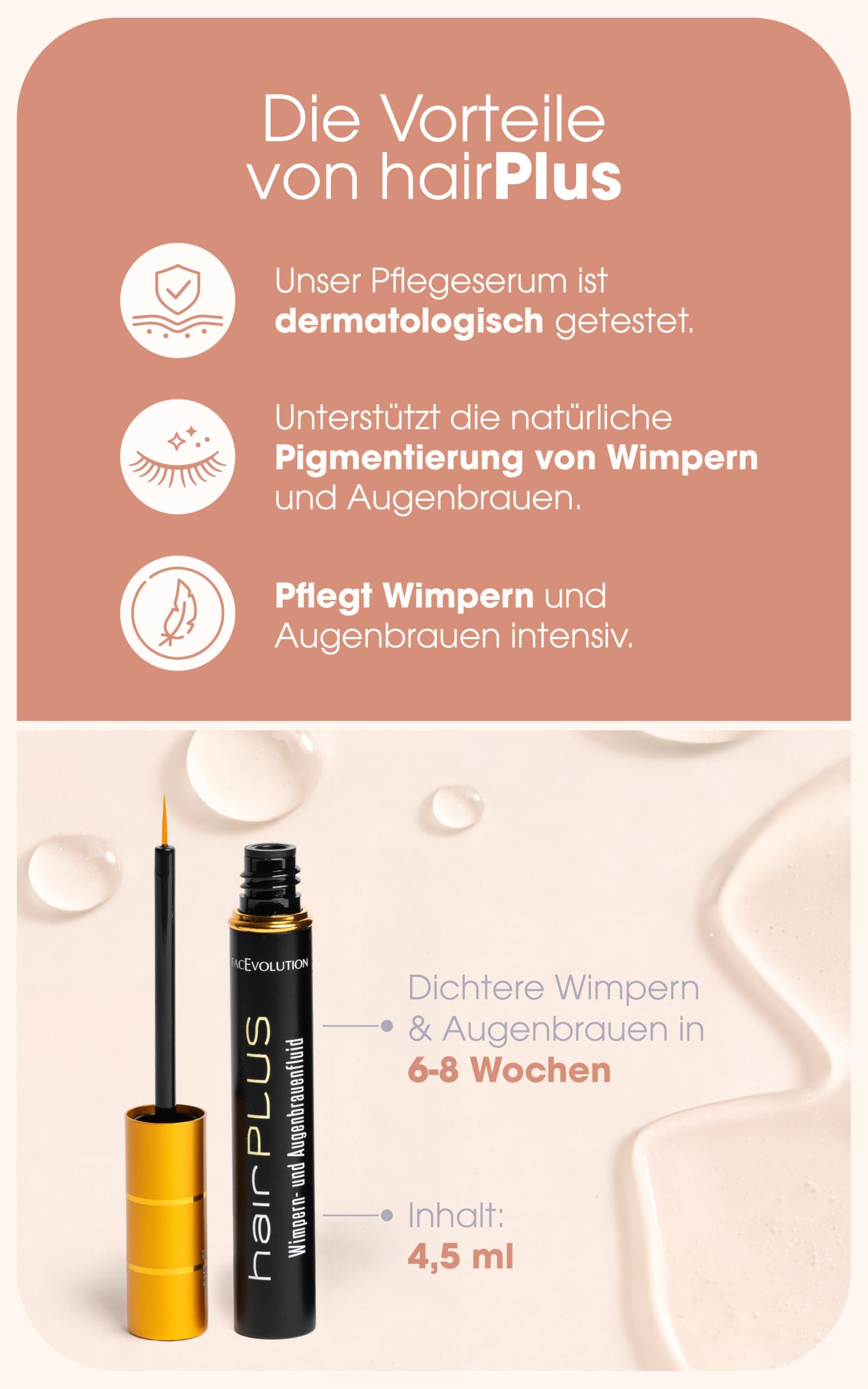 FaceEvolution Hair Plus classic Wimpernserum 4,5 ml