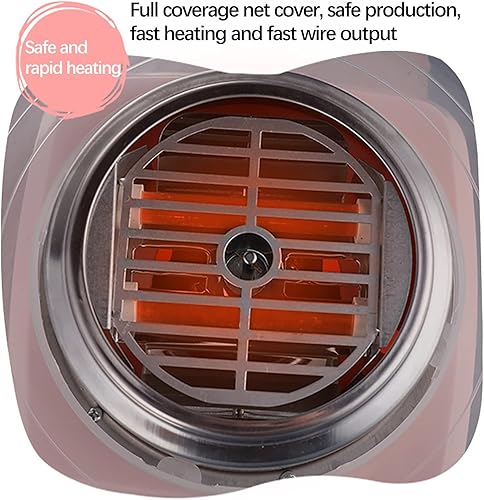 Miniatura 4 de Kuhxz Máquina eléctrica de algodón para el hogar, máquina de algodón de dibujo de fantasía para niños, máquina de dulces de algodón para el hogar,