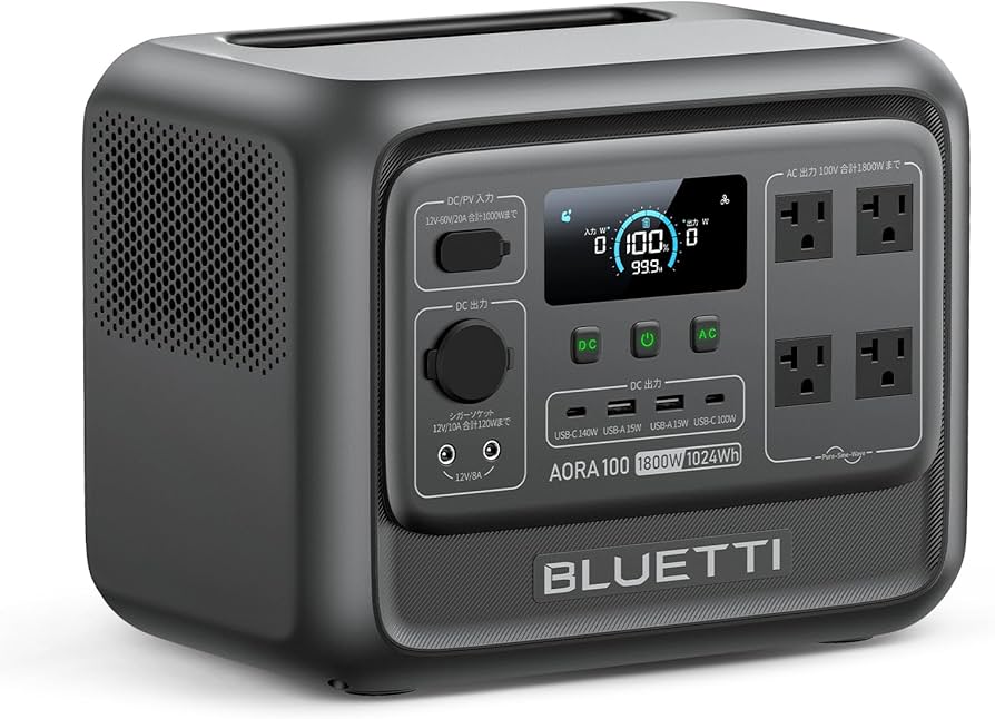 Amazon.co.jp: BLUETTI ポータブル電源 AORA 100 V2 日本限定