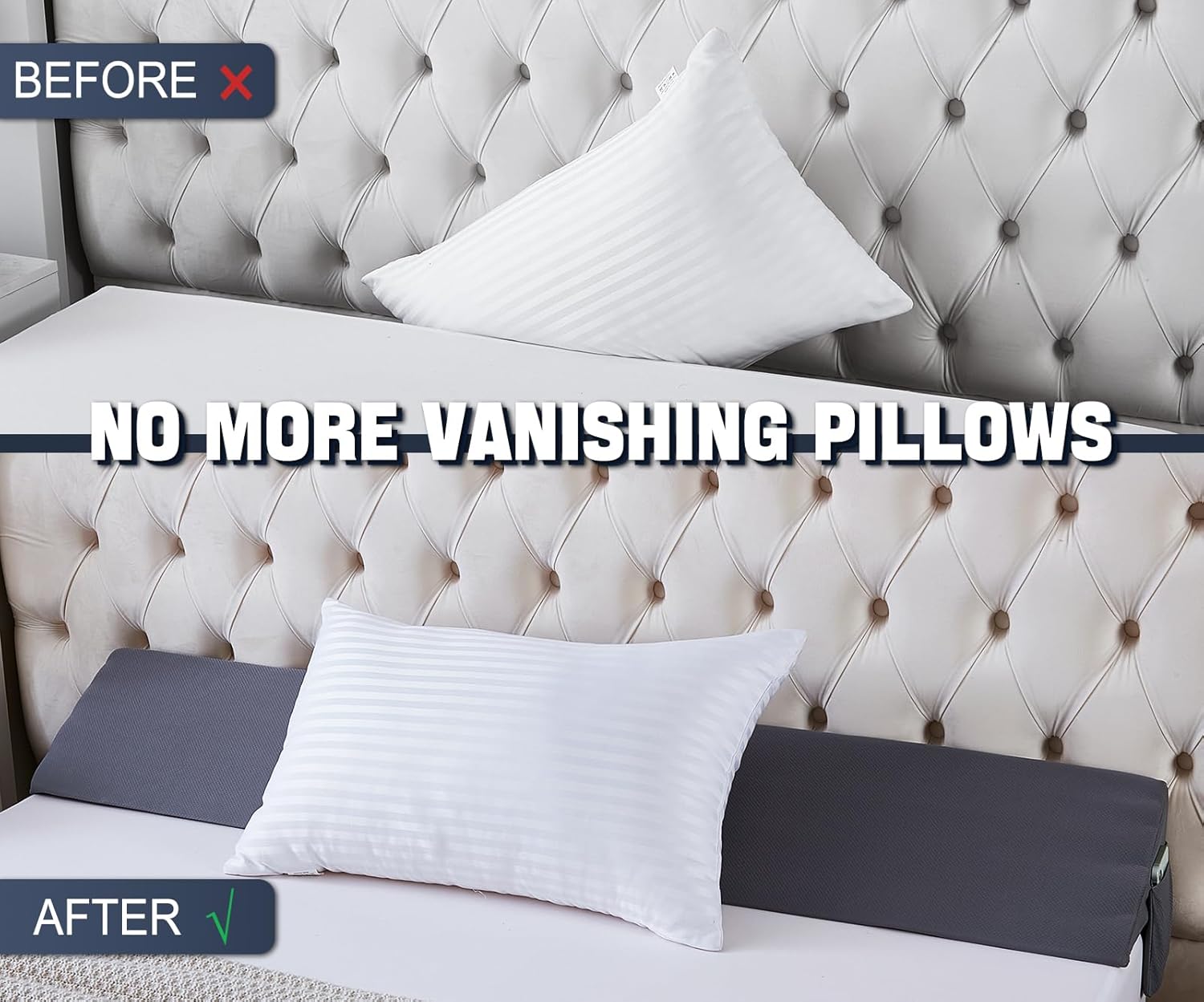 Almohadas King Size Vekkia Almohada De Cuña Para Cama Tamaño - Main Image