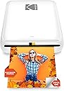 KODAK Step Instant Smartphone Photo Printer - Portable Mini Color Wireless Mobile Printer - Zink 2x3” Sticky-Back Photos - Bluetooth Compatible with iOS & Android Devices - Fun Editing App - White