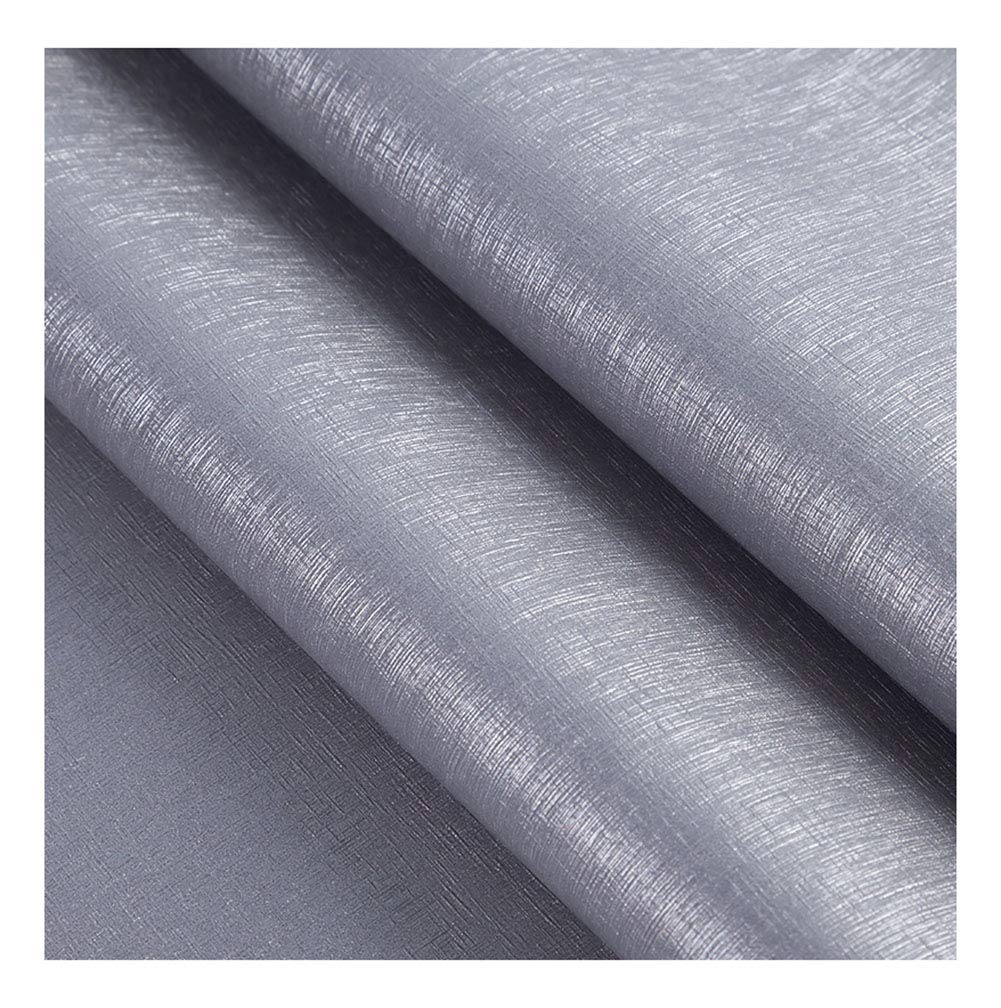 Tissu simili cuir souple stretch gris texturé matière pour tapisserie unies imitation cuir