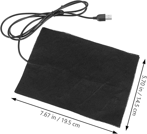 Miniatura 2 de Milisten Alfombrilla térmica de resina epoxi almohadilla térmica USB de algodón Bubble Buster Tool Epoxy Curing Pad para curar resina molde de