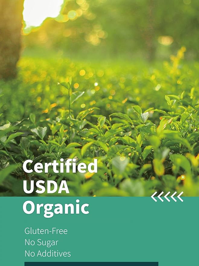 With a moderate amount of caffeine, HYNTMYT organic green tea is the perfect choice for any time of day. Whether you need a morning pick-me-up or a relaxing evening beverage, this tea will provide the vitality you need. Plus, the biodegradable tea bags make brewing a breeze - simply steep for 3-5 minutes and enjoy a flavorful cup of tea.