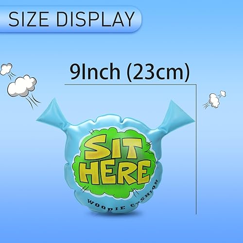 Miniatura 2 de Whoopee Cojín para niños mayores de 3 años, 3 piezas, 9 pulgadas cojín grande de dibujos animados Woopie para fiesta, divertido broma broma, regalo