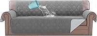 Vista 22 de H.VERSAILTEX Funda para sofá, 100% impermeable, protector de muebles, funda de sofá lavable con respaldo antideslizante y correas elásticas