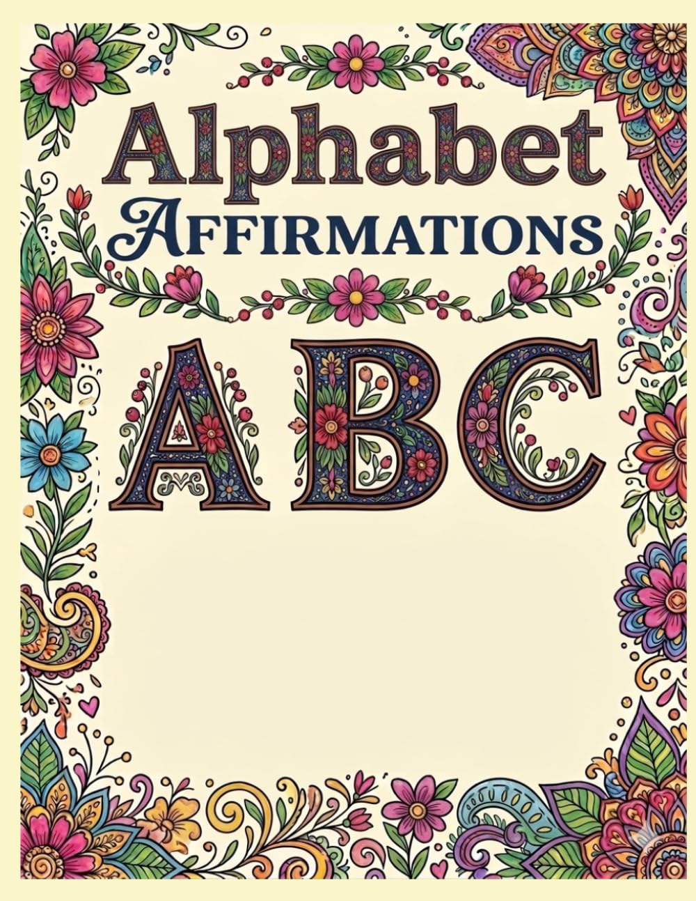 Alphabet Affirmations (Coloring Positive Quotes Worksheets)