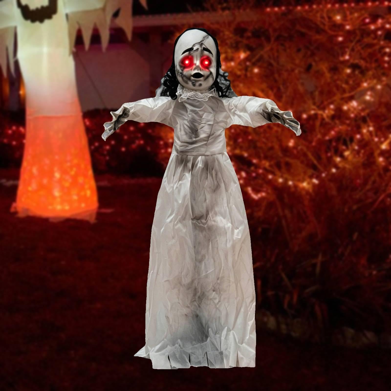 Decoraciones de Halloween para El Jardín, Decoraciones Espeluznantes de Halloween, Muñeca Que Camina