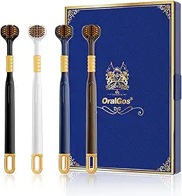Escova de Dente Extra Macia 4 Unidades – Limpeza em Três Faces, Eficiente e Completa, Adulto, Multi-cores, Portátil, Ideal para Gengivas Sensíveis, Design Inovador, Uso em Família, Viagem ou Presente