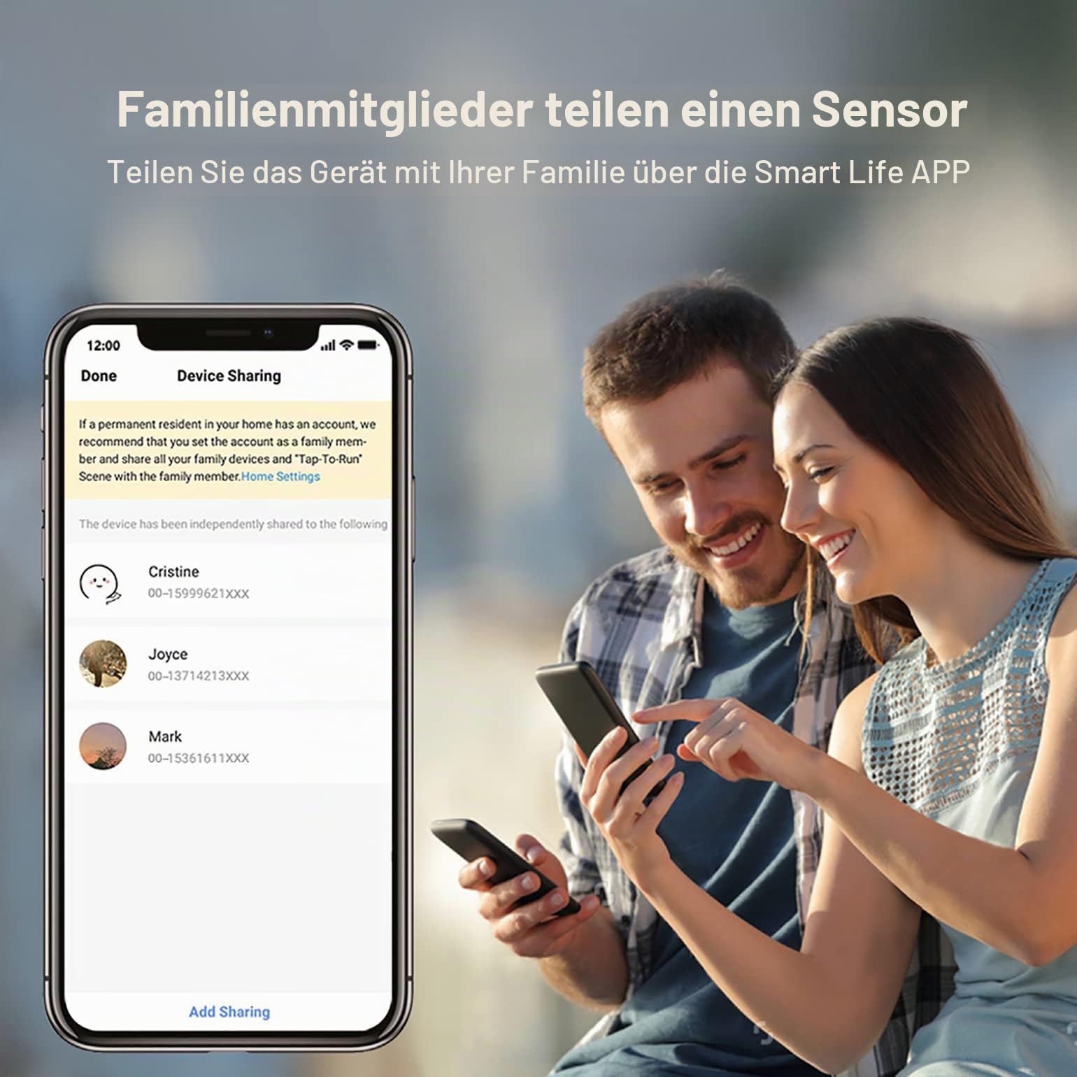 Tür-Fenster-Sensor: Smart Tuya Türsensor Kostenlose App Echtzeit-Benachrichtigungen, WiFi Fensterkontaktsensor für Heimsicherheit & Smart Home Automation, Arbeiten mit Alexa Google Assistant (4 Pack)