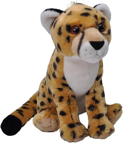 Wild Republic Cheetah, Cuddlekins, animales de peluche, 12 pulgadas, regalo para niños, juguete de peluche, relleno es botellas de agua recicladas