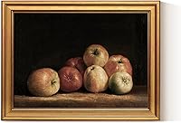 Vista 7 de ARPEOTCY Arte de Pared en Lienzo con Marco Dorado, 12 x 16 pulgadas, impresiones artísticas de tazas de café, decoración neutra retro para bar