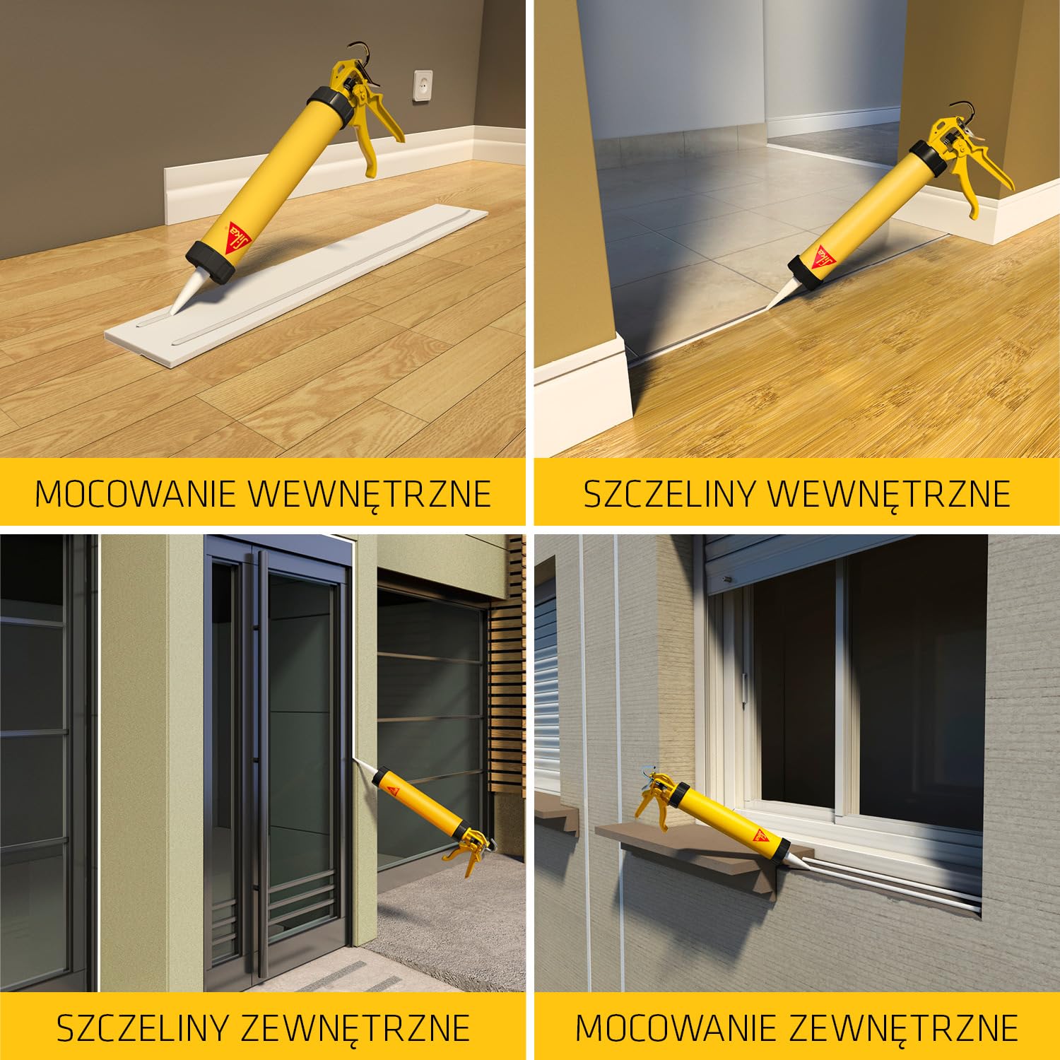 SIKA - Klej uszczelniacz - Sikaflex-11FC Purform - Ceglastyy - 300ml | Uniwersalny klej i uszczelniacz - Do wnętrz i na zewnątrz - Przyczepność do wielu podłoży