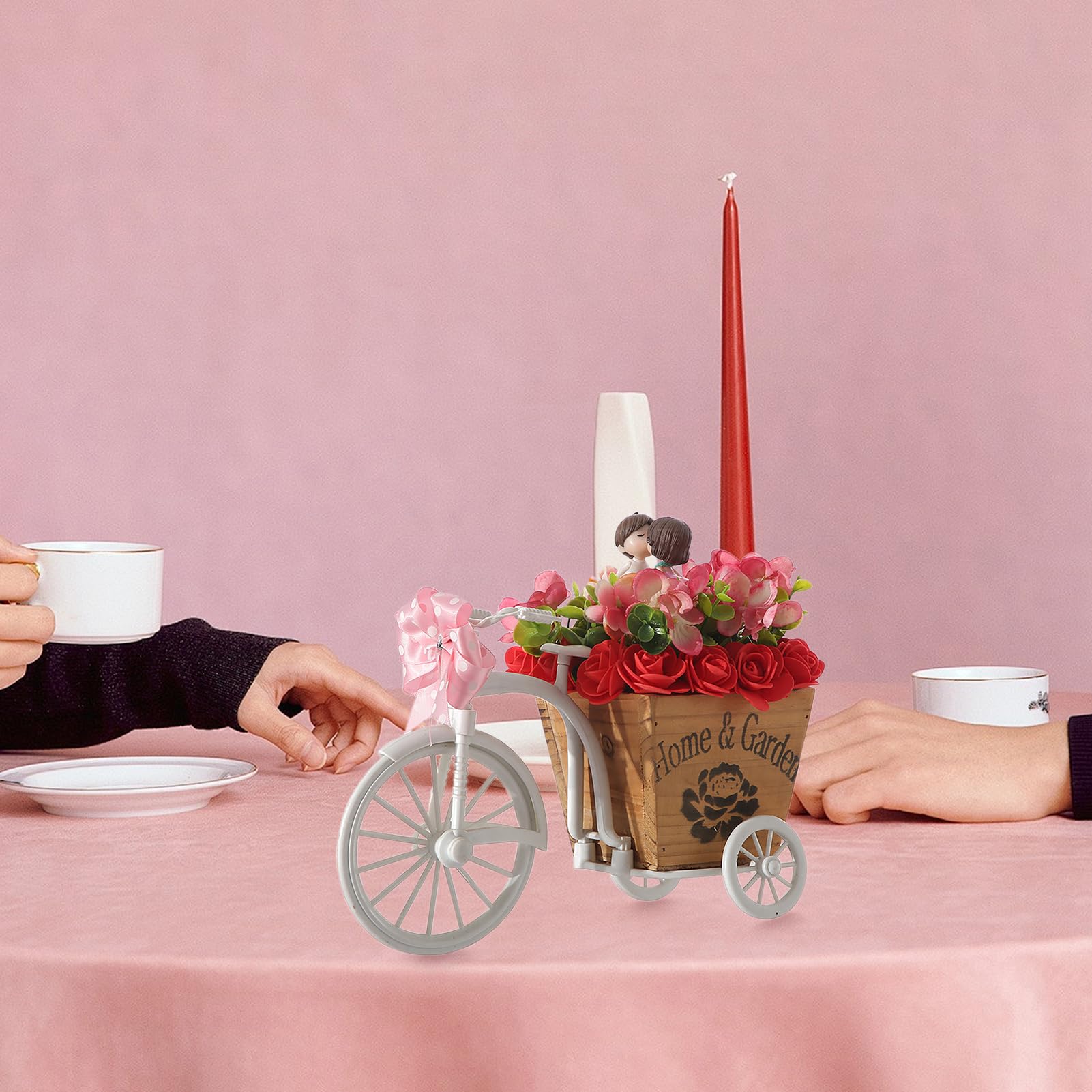 Amazon.com: Wnvivi Artificial Bike Flower Ornaments,Wedding Table