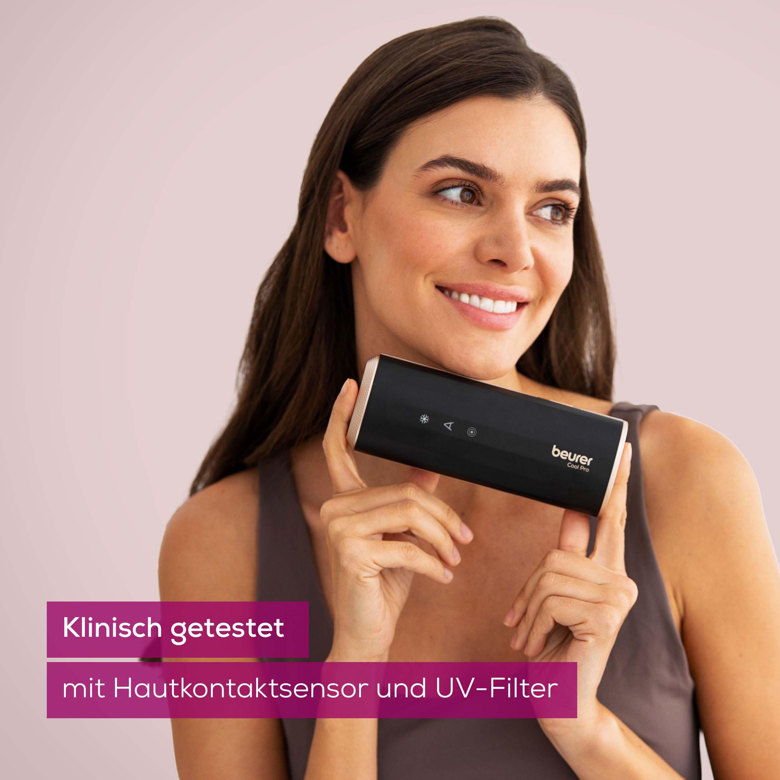 Beurer IPL 7800 COOL PRO Haarentfernungsgerät mit Kühlungstechnologie, 5 Intensitätsstufen, bis zu 1 Mio. Lichtimpulse