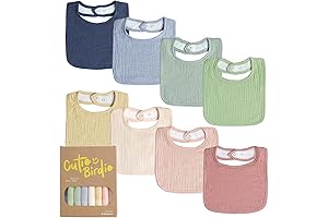 Ultra-Soft Muslin Baby Bibs for Gentle Comfort