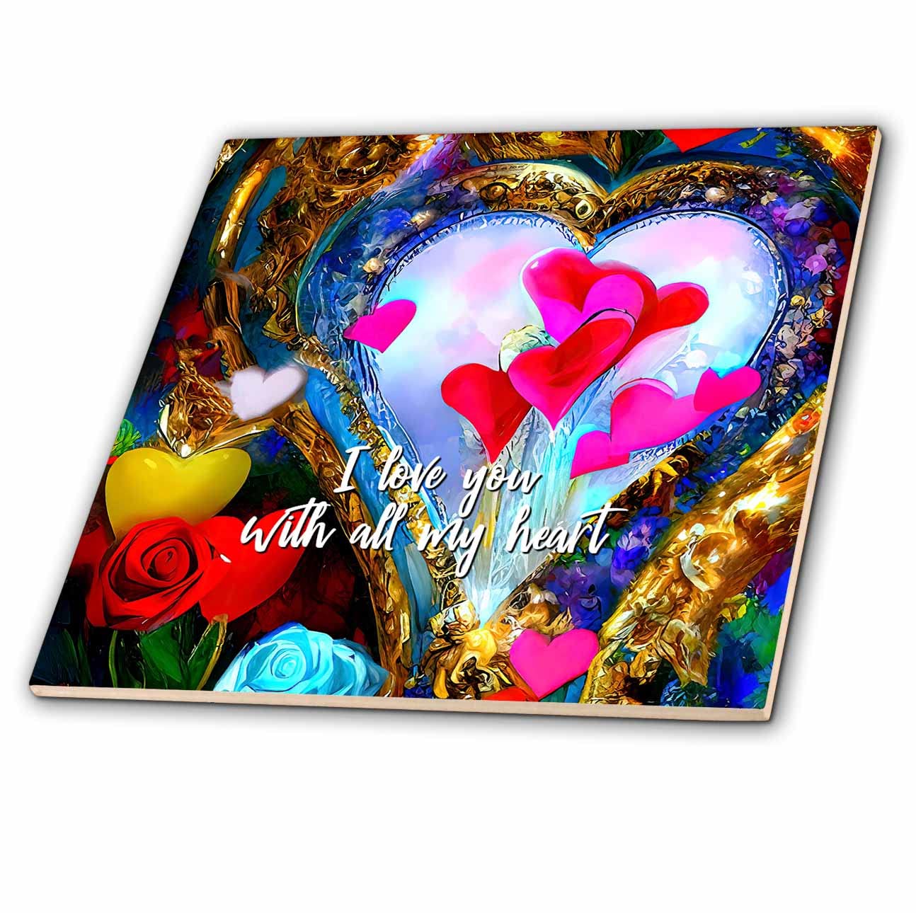 I Love You Hearts And Roses