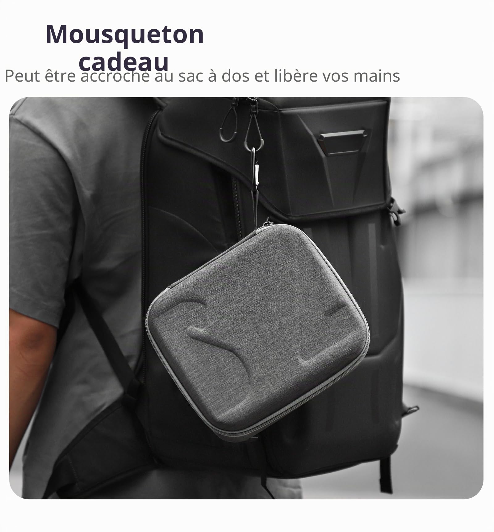 Étui de Transport Rigide pour DJI Goggles N3 Sac de Rangement Protecteur Absorbant Les Chocs Anti-Rayures Housse de Protection pour Accessoires de Drone