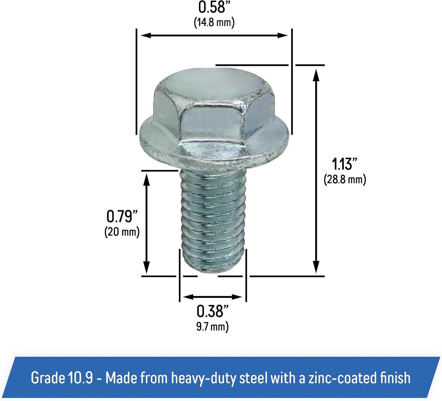 Engine Mount To Engine Block Bolt Kit Replacement for All Chevy GM 1997-2014 LS Series Engines - Vortec Motor Mount