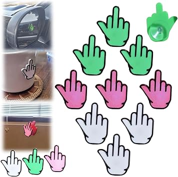 Middle Finger Suction Cup, Fun Suction Cup Middle Finger Decor, Car Suction Cup Middle Finger, Screen Suction Cup Middle Finger, Funny Middle Finger Holder for Phone, Middle Finger Gag Gift 3Colors
