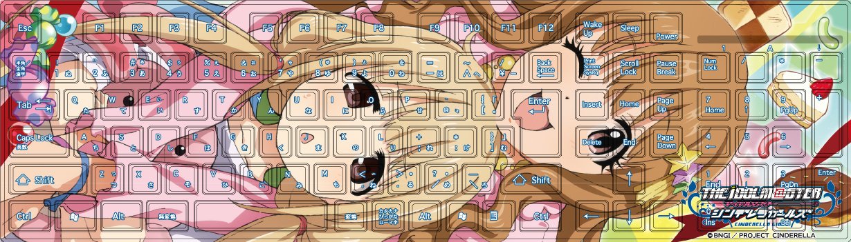 Amazon.co.jp: アイドルマスター シンデレラガールズ キーボード