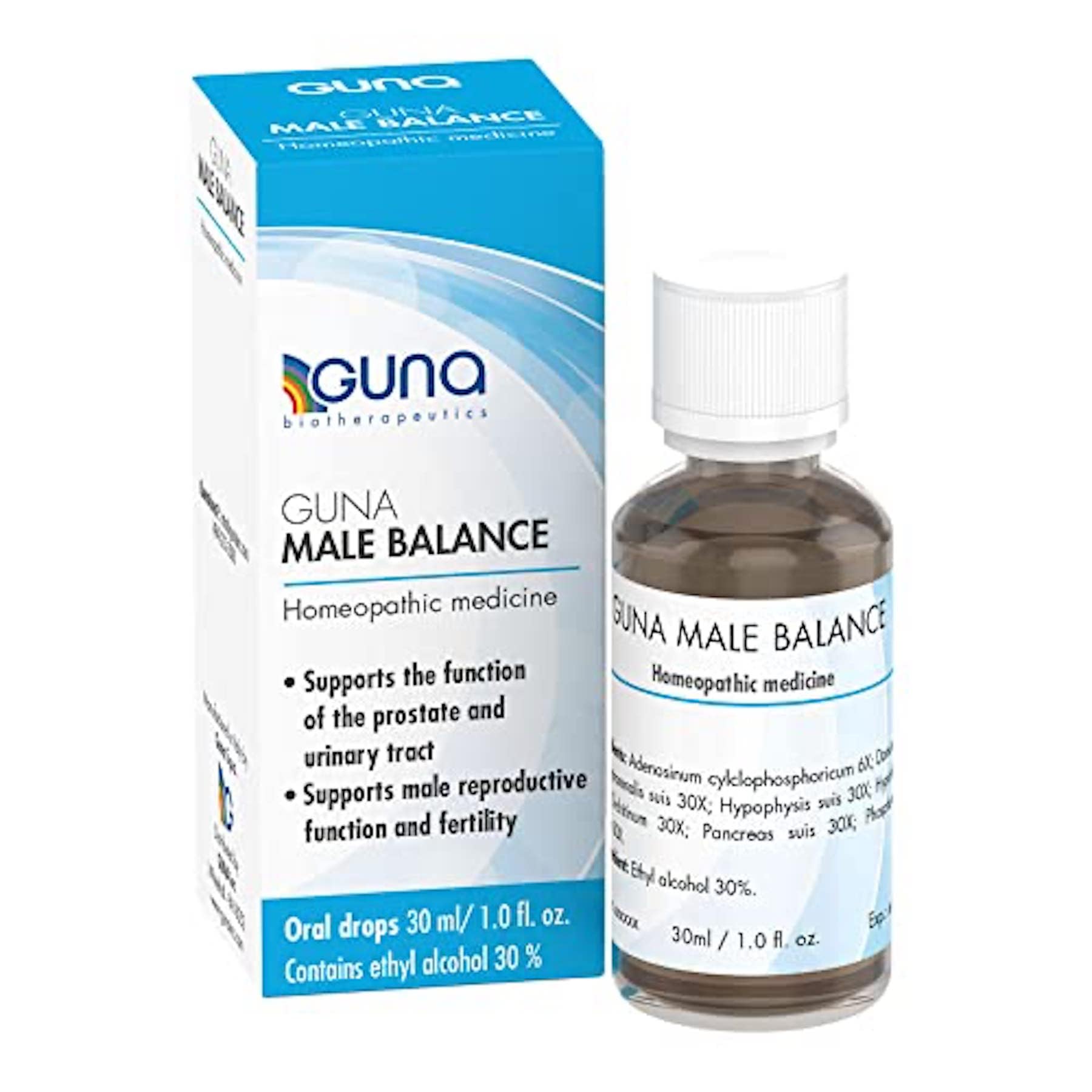 Guna Male Balance Homeopathic Prostate Support, Urinary Tract Support - 1 Ounce
