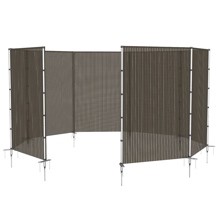 Decorative Fences Plant Screen,Telescopic Room Divider Fence - Easy To Install