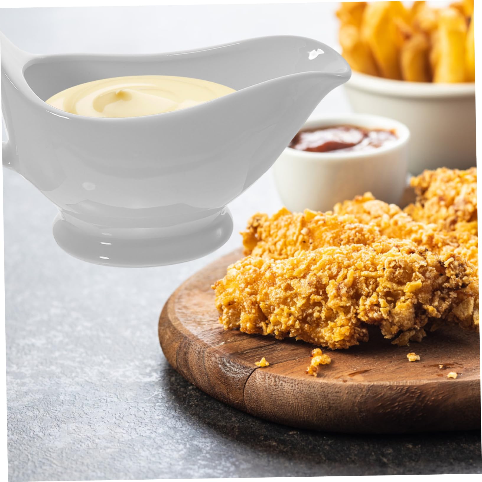 NAMOARLY Juice Bucket Water Jug Dispenser Soy Sauce Dishes Sauce Boat Small Pitcher Cream Sugar Dish Syrup Mini Containers Gravy Bowl Milk Pitcher Coffee Creamer Container White Ceramics