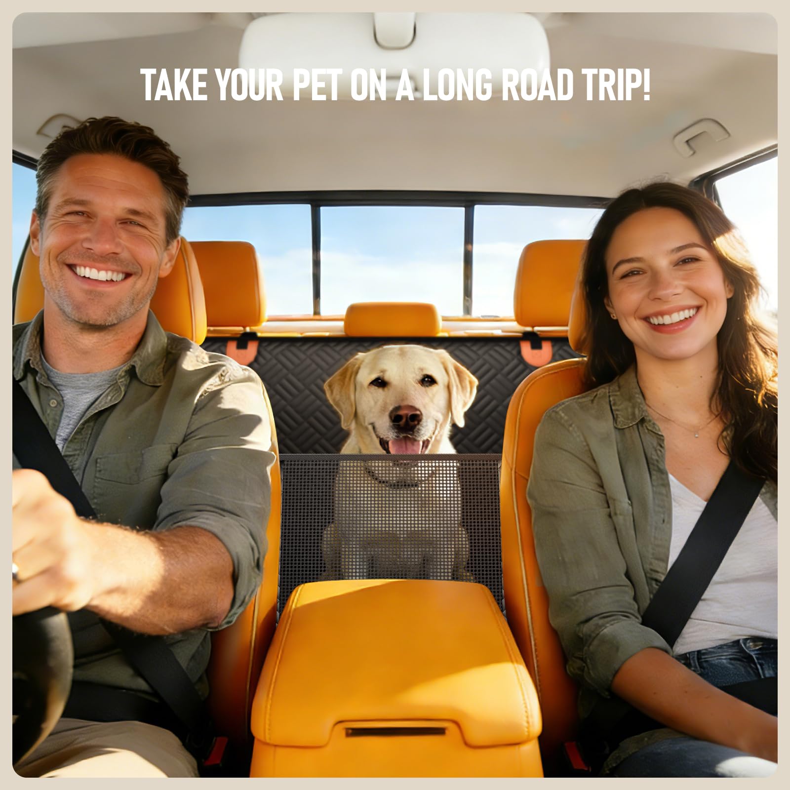 PROZAR Dog Car Seat Cover for Back Seat, Hard Bottom Back Seat Extender for Dogs - Supports 400lbs, Back Seat Pet Cover, Dog Hammock for Full-Size Trucks/SUV - image 7