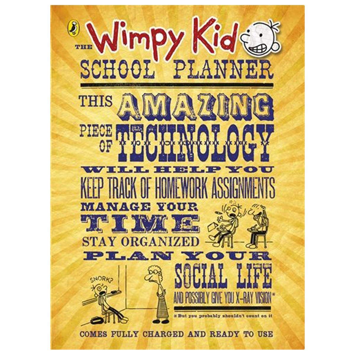 The Wimpy Kid School Planner by Jeff Kinney - Paperback
