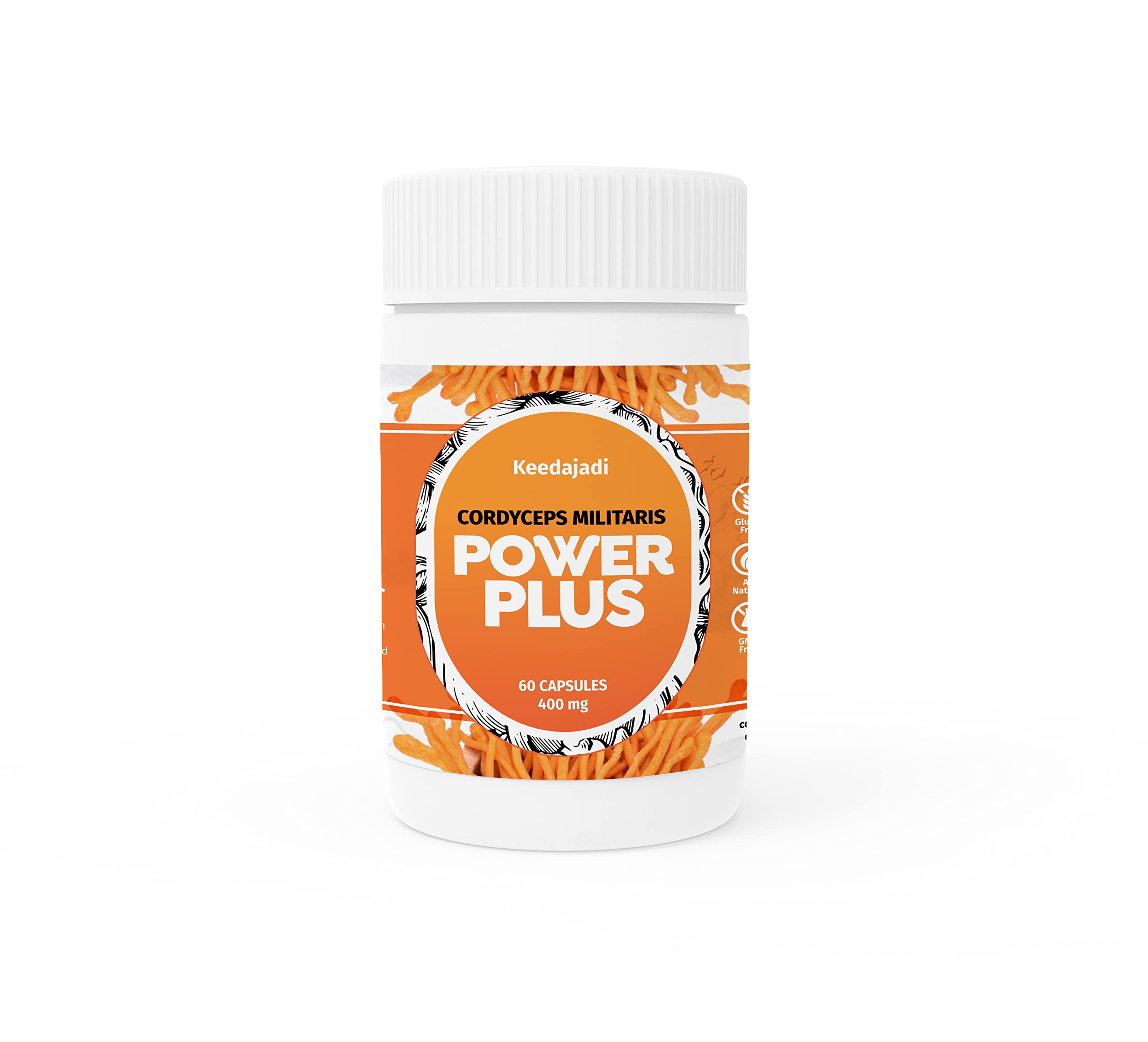 KEEDAJADI POWER PLUS capsules By The Mushroom Lady Divya Rawat, cordyceps militaris fruit body and moringa oleifera capsules 400mg 60 capsules (B0BY53Y2NG) Amazon Price History, Amazon Price Tracker