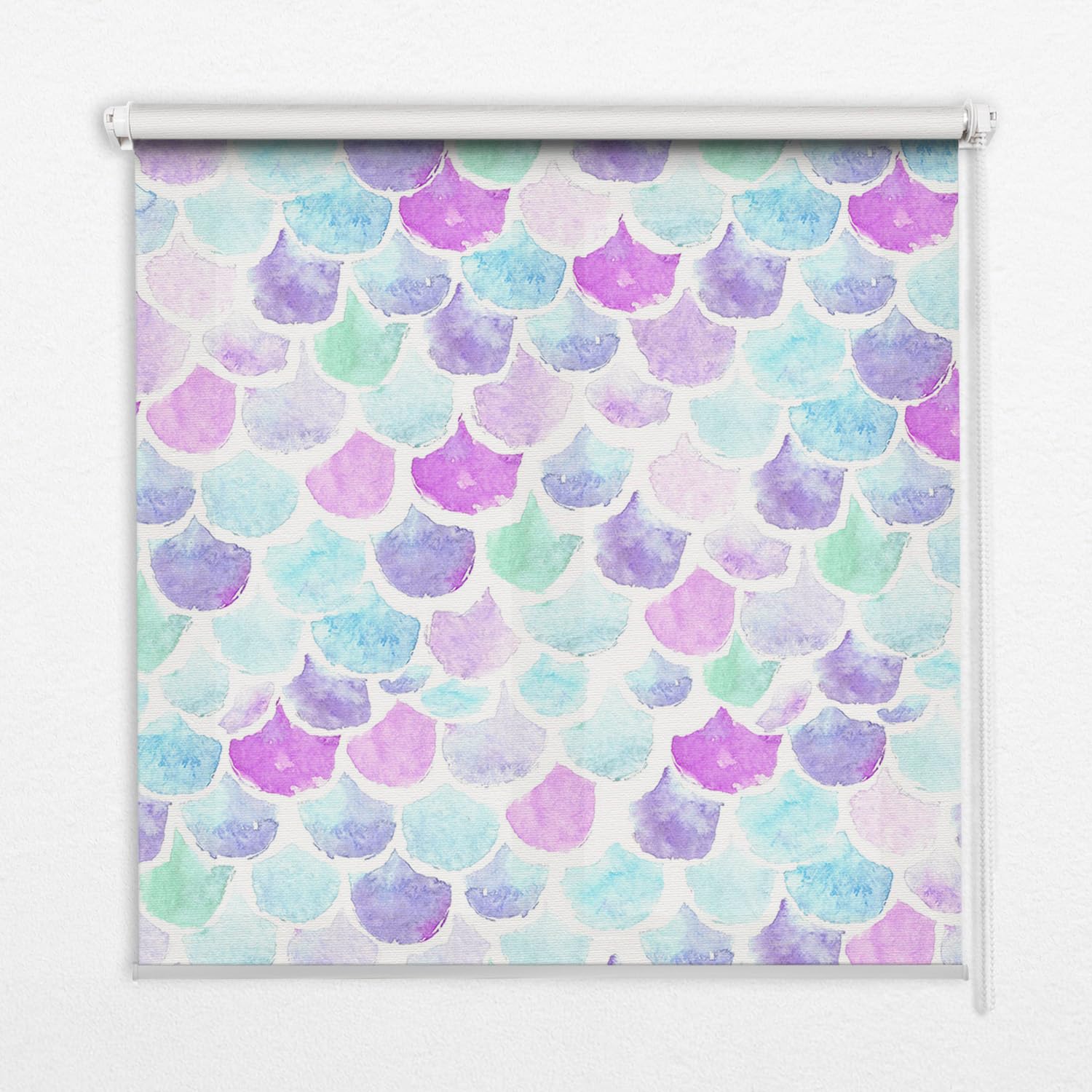 Store banne pour les intérieurs Tulup 140x180cm en tissu perméable haut de gamme motif écailles