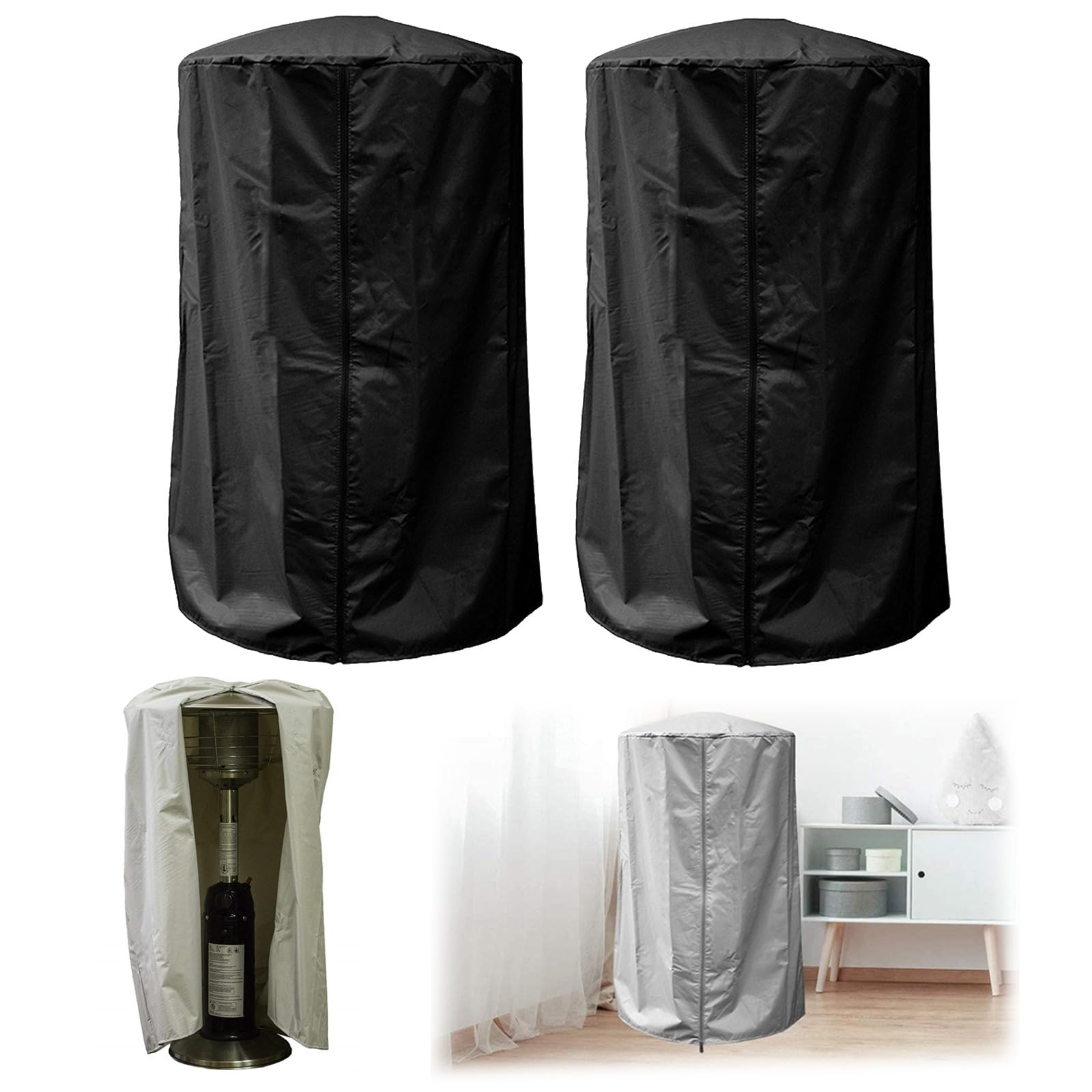 2pcs Copertura Antipolvere Impermeabile e Resistente al Sole, Copri Caldaia per Esterni, copricaldaia da Esterno coibentato, copricaldaia da Esterno,Copri Caldaia per Esterni
