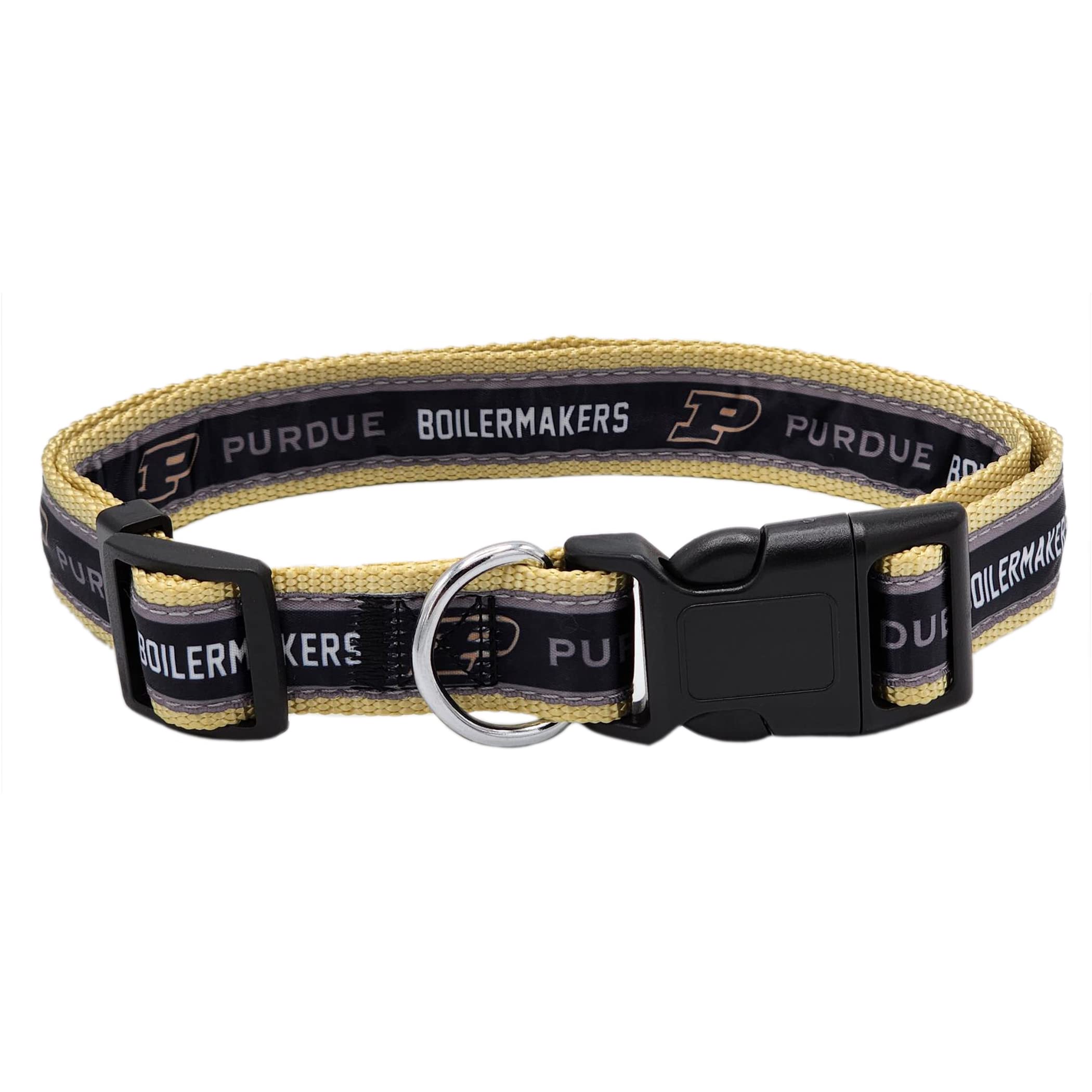 Pets First Collegiate Pet Accessories, Dog Collar, Purdue Boilermakers, Small