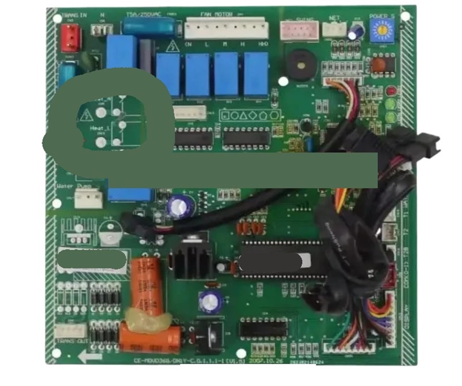 FKLSQYDU 1pcs CE-MDVD36G/DN1-C MDVH-J36G/D D. 1.1 202302100056 201387090055 Air Conditioner Motherboard 201387090056(A Board)