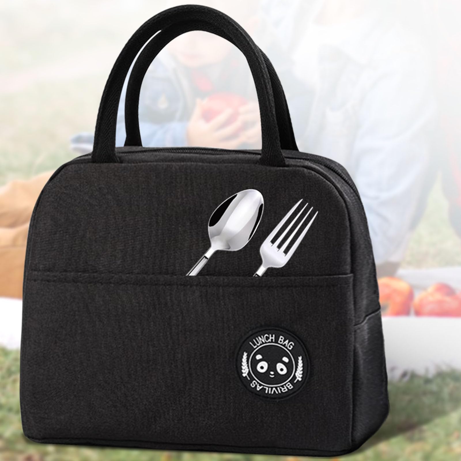 Lunch Bag Insulated Cooler Bag Women and Men Reusable Cooler Tote Lunch Box Bags Small Tote Lunch Pouch