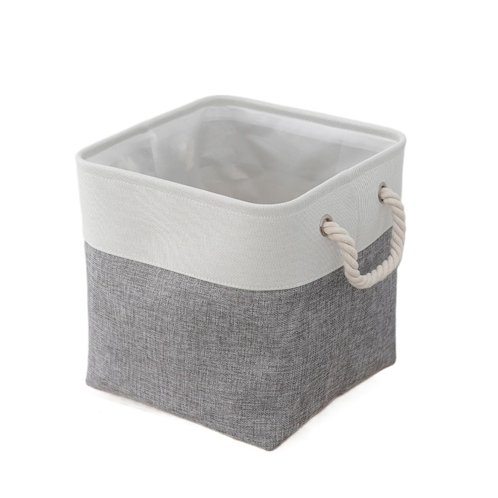 MRKU Boîte de Rangement pour sous-vêtements et Chaussettes, Organiseur de Soutiens-Gorge, paniers Flexibles, Articles ménagers, Panier de tri, Panier Pliable en Lin pour Jouets de bébé