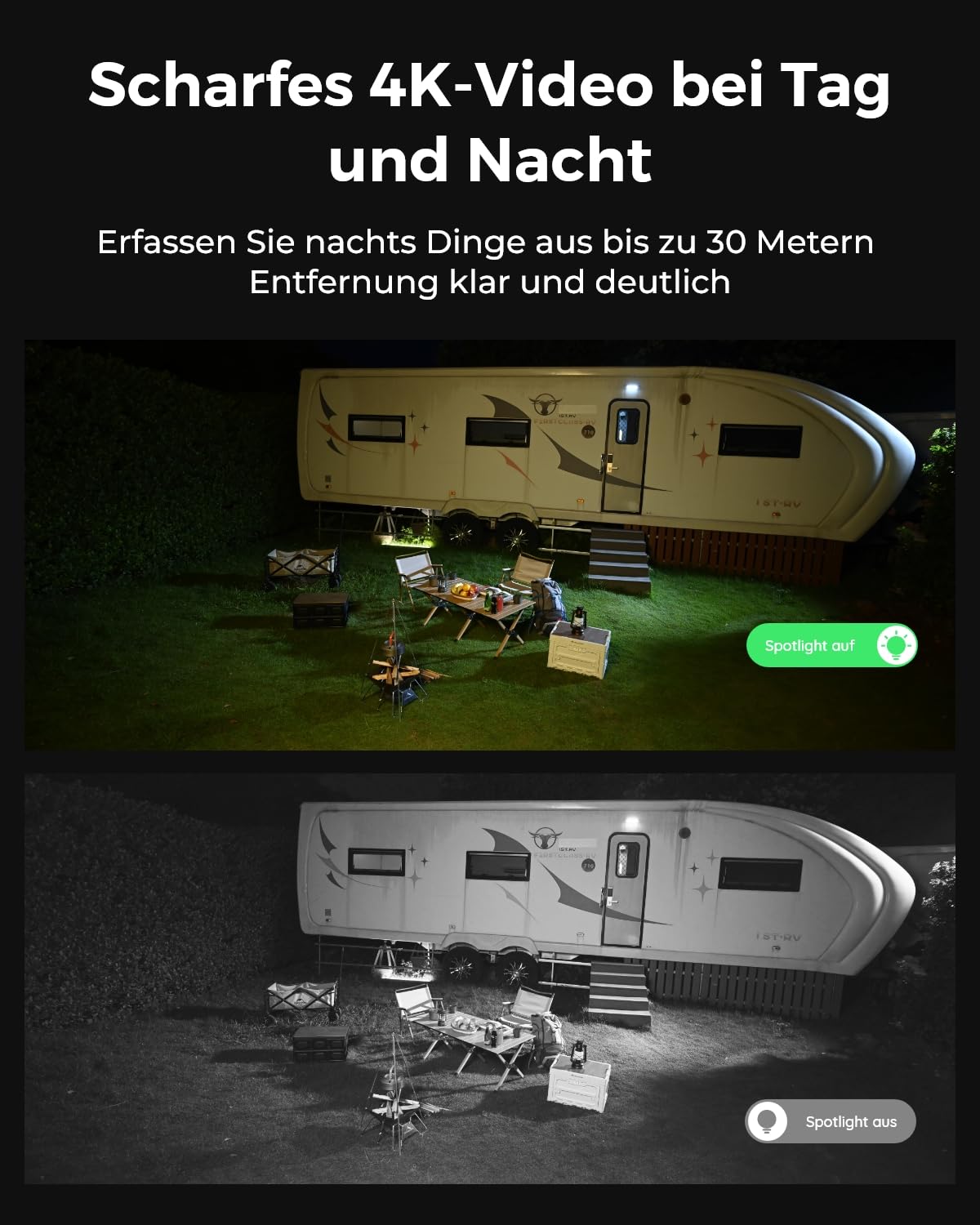 Reolink 4K 3G/4G LTE Solar Überwachungskamera mit SIM Karte, KI-Erkennung | Auto-Tracking & Auto-Zoom, Dual-Lens, 8MP PTZ Akku Kamera Outdoor mit 30m Farbnachtsicht, TrackMix LTE+6W Solarpanel