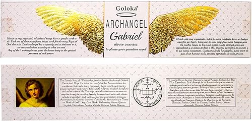 Miniatura 4 de Colección de incienso de Arcángel Chamuel, Gabriel, Jophiel, Michael, Raphael, Uriel, Zadkiel 7 aromas distintos diseñados para cada arcángel 7