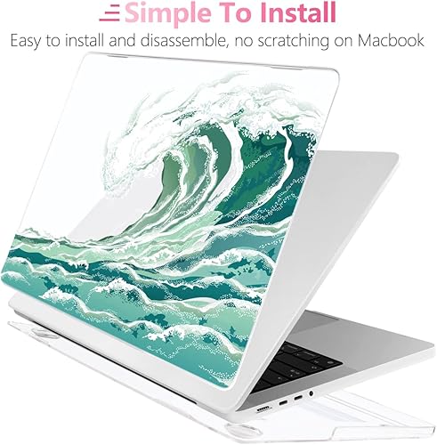 Miniatura 34 de Batianda Funda para MacBook Pro M4 de 16 pulgadas 2024 2023 2021 modelo A3403 A2991 con chip M3 M2 Pro/M1 Max, carcasa rígida de plástico