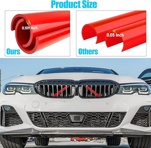 Miniatura 65 de Jaronx Compatible con cubierta de soporte en V BMW, insertos de rejilla, cubiertas de soporte de barra en V compatibles con BMW X3 F25 G01/X4 F26