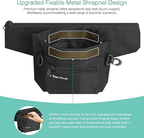 Miniatura 2 de ORIA Riñonera impermeable con cinturón ajustable, diseño de apertura rápida, gran capacidad, para caminar, viajar, correr, senderismo, ir de